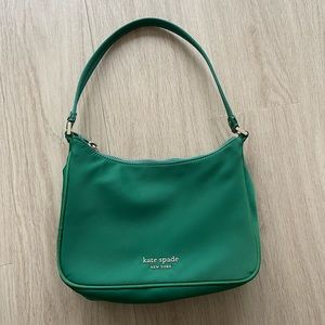 Kate Spade- the little better sam nylon small shoulder bag (deep spruce)